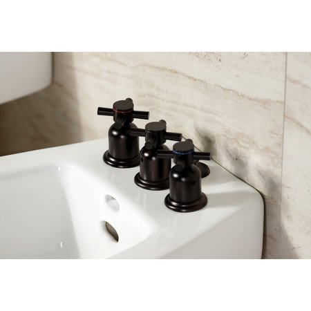 Kingston Brass ThreeHandle Bidet Faucet, Oil Rubbed Bronze KB6325DX